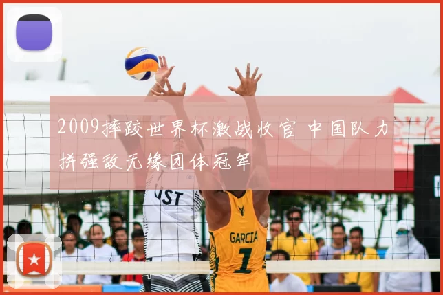 2009摔跤世界杯激战收官 中国队力拼强敌无缘团体冠军