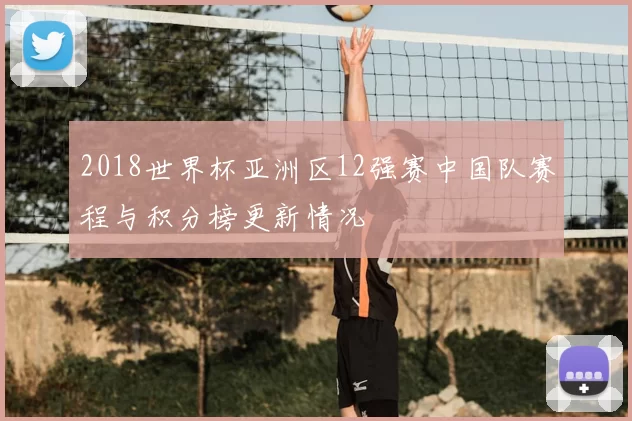 2018世界杯亚洲区12强赛中国队赛程与积分榜更新情况