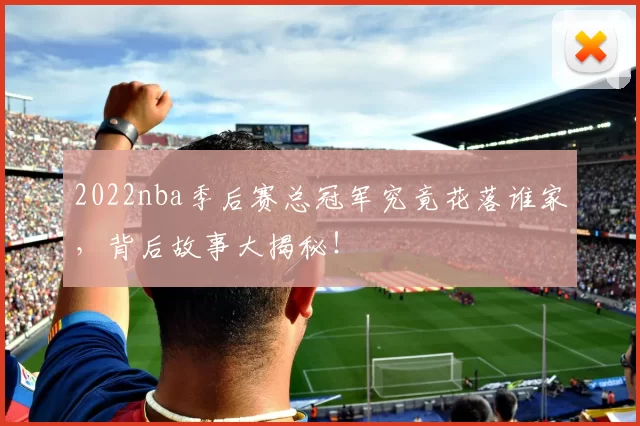 2022nba季后赛总冠军究竟花落谁家，背后故事大揭秘！